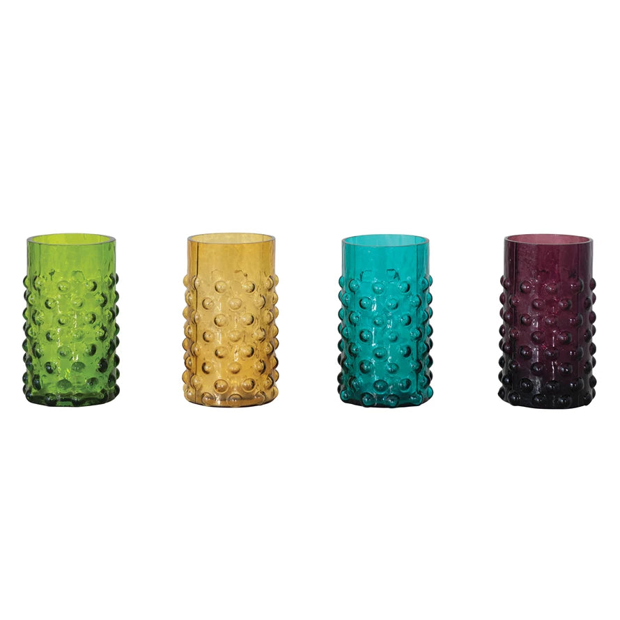 Hobnail Drinking Glass-12oz