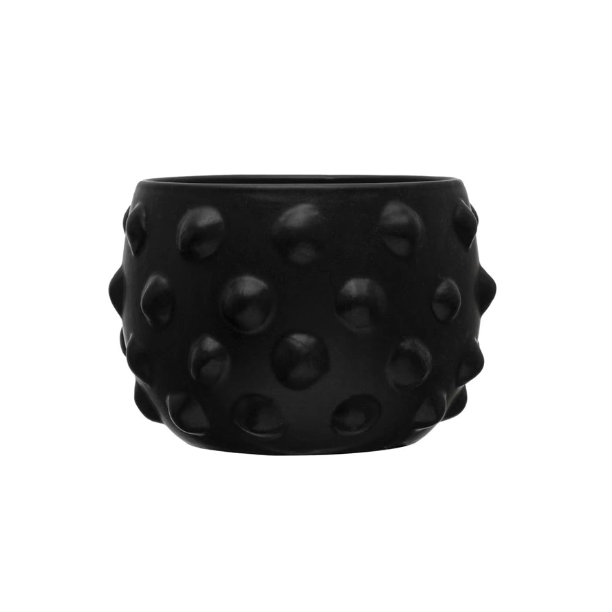 Matte Black Terra-Cotta Planter