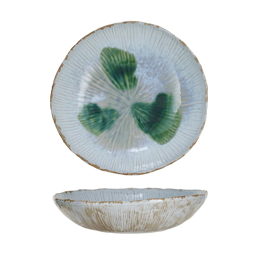 Crackle Glaze Stoneware Bowl