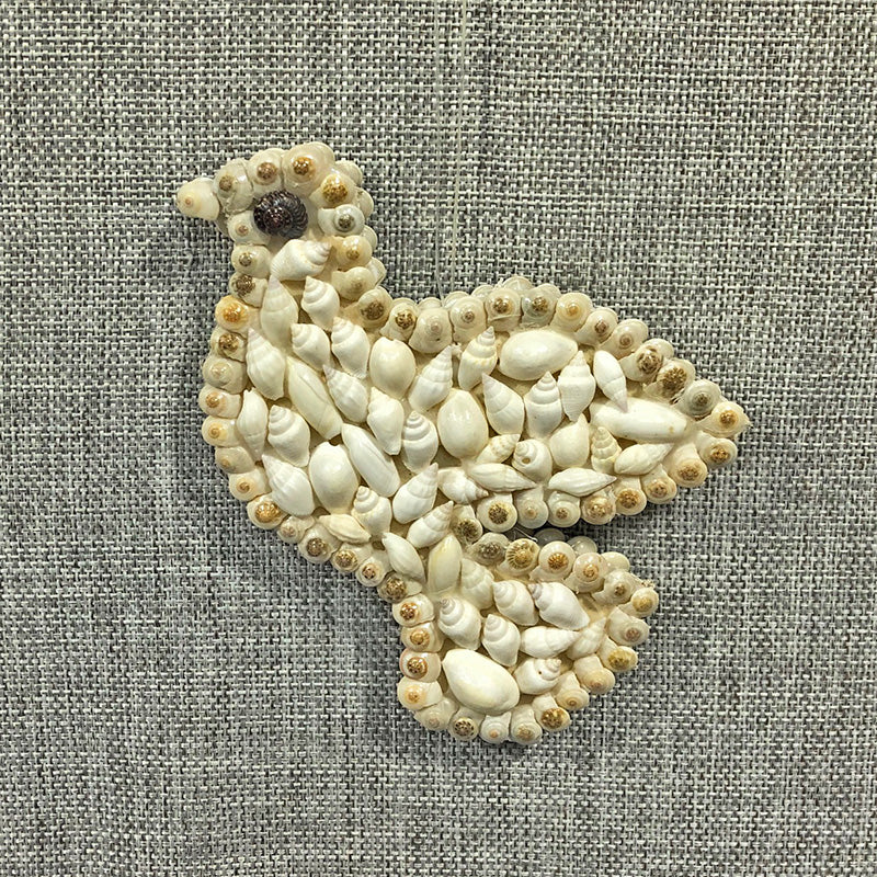 Dove Seashell Ornament