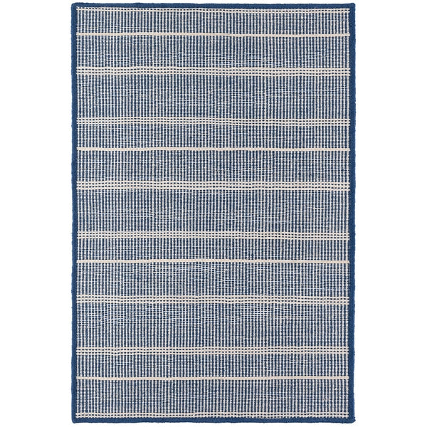 Samson Navy Machine Washable Rug