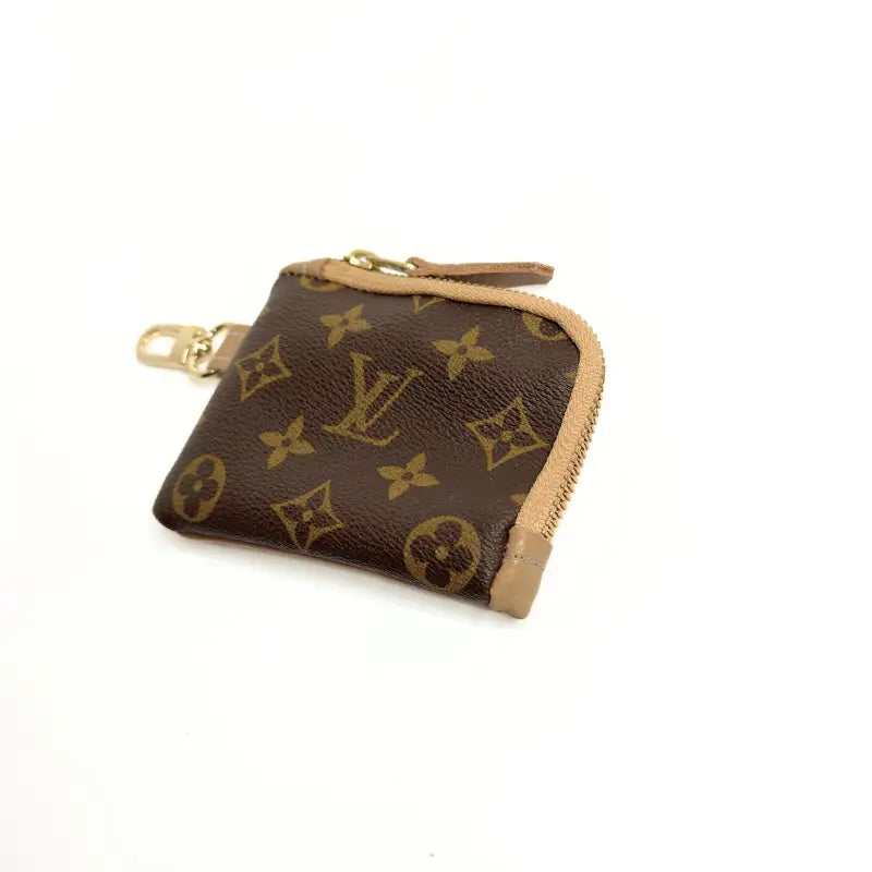 Penny Keychain Wallet In Leather | Upcycled LV