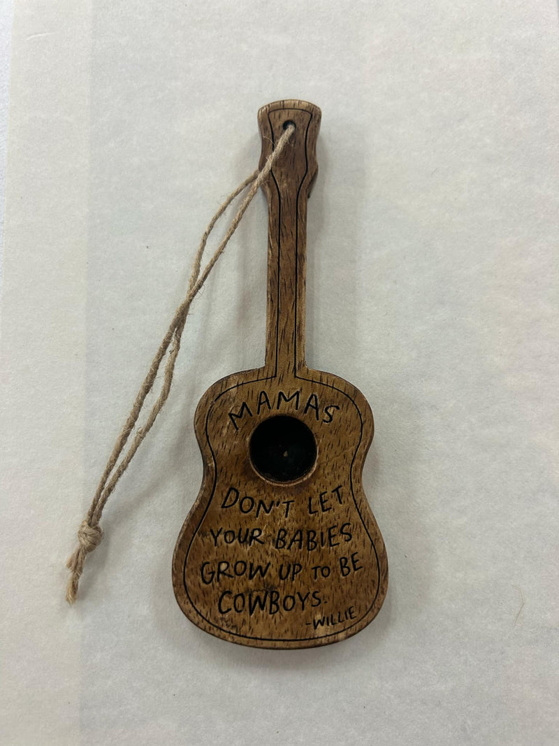 Wooden Guitar Ornament