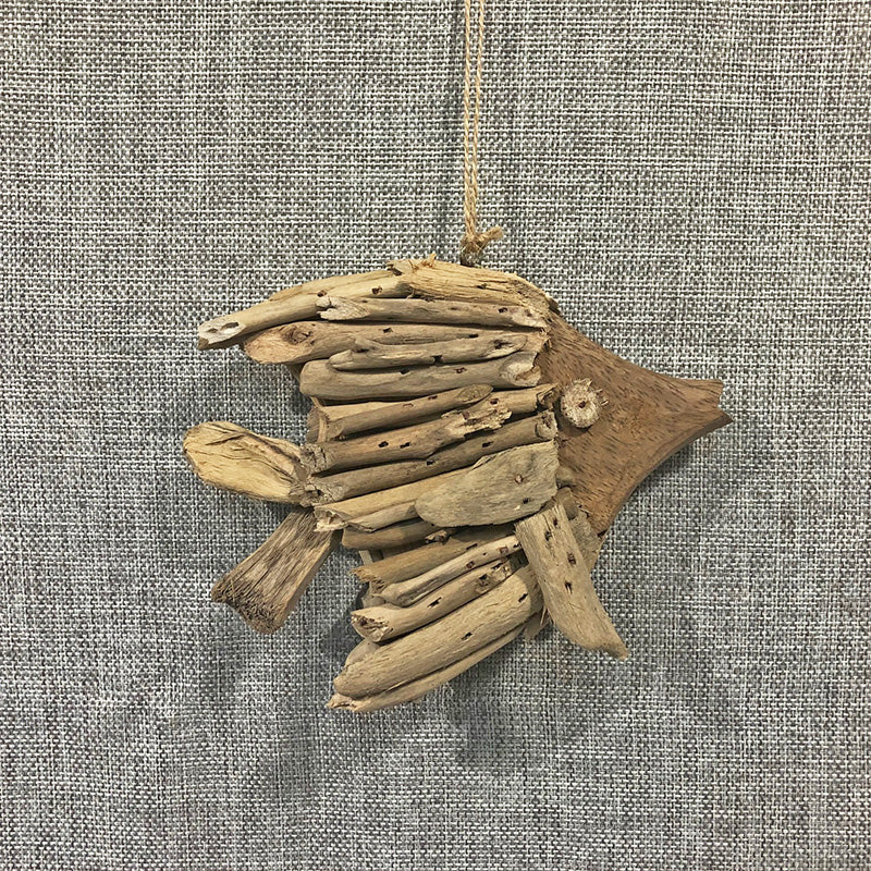 Driftwood Angel Fish Ornament