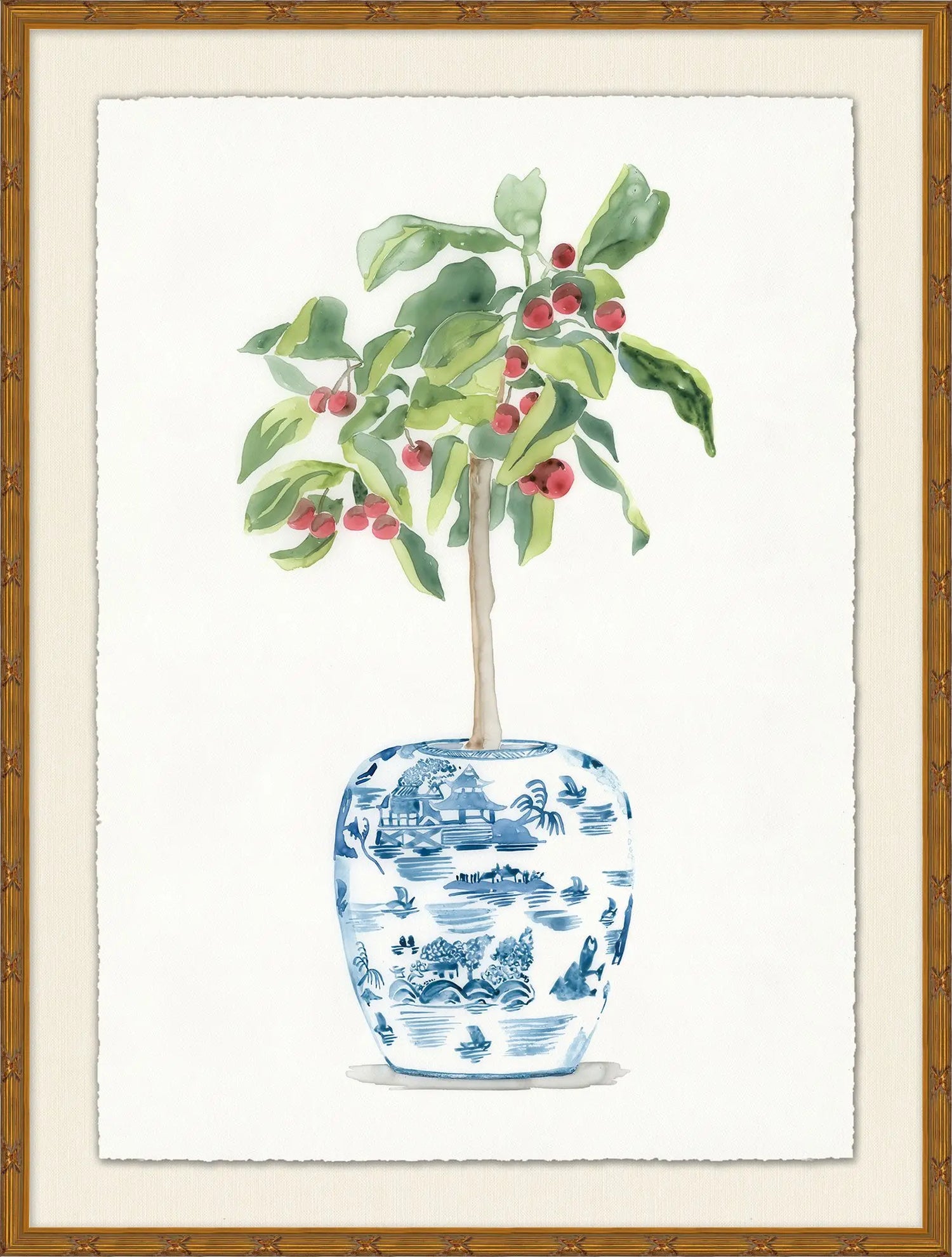 Chinoiserie Fruit Vase 3