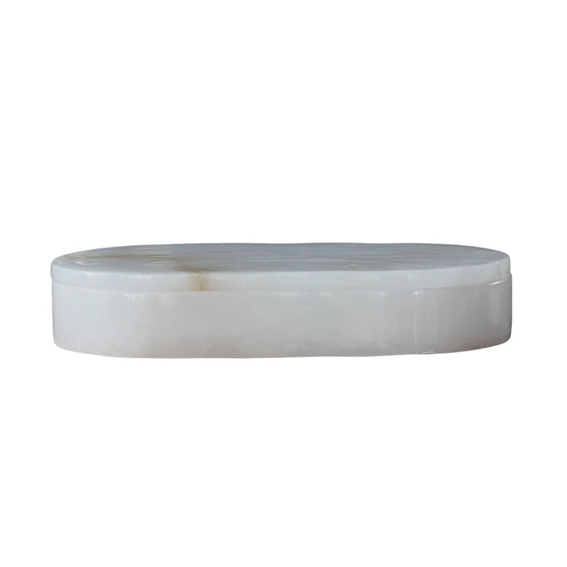 Alabaster Box Oval