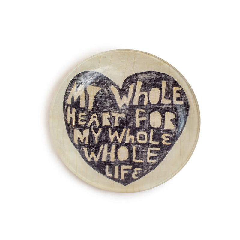 Round Decoupage Plate