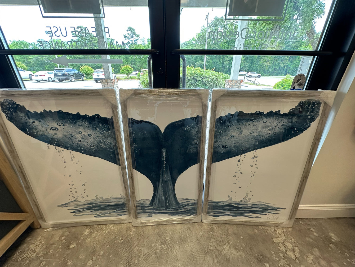 WHALE TAIL TRIPTYCH