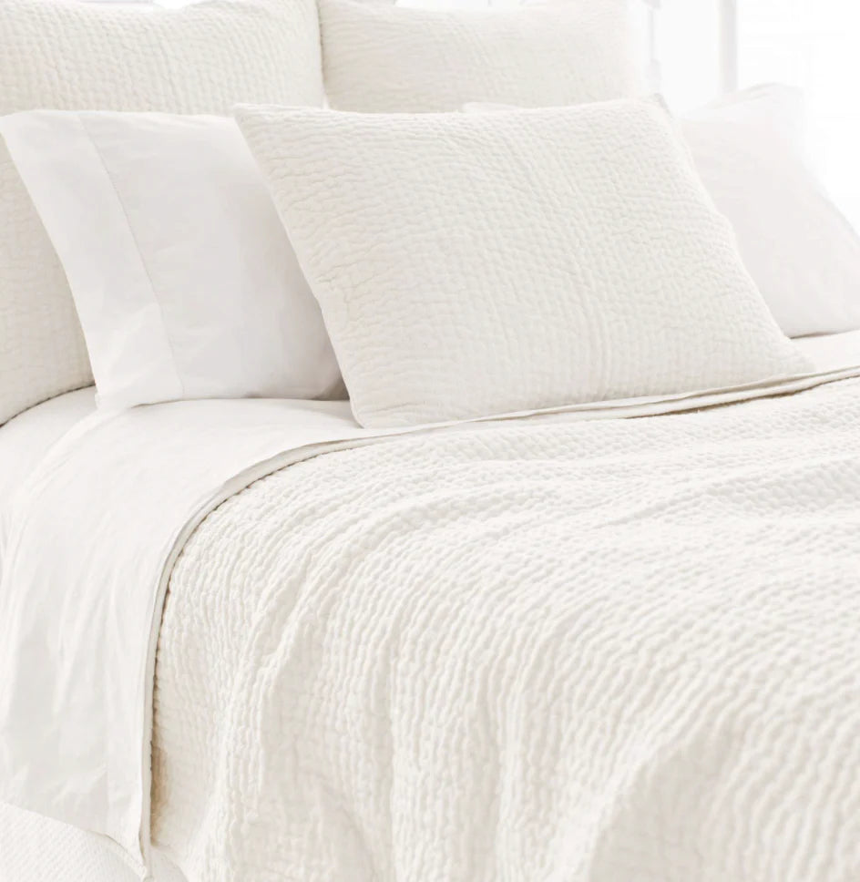 Seychelles Dove White Euro Sham