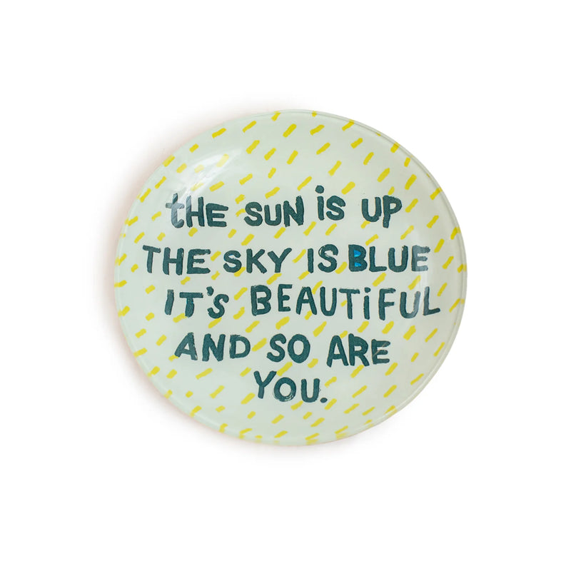 Round Decoupage Plate
