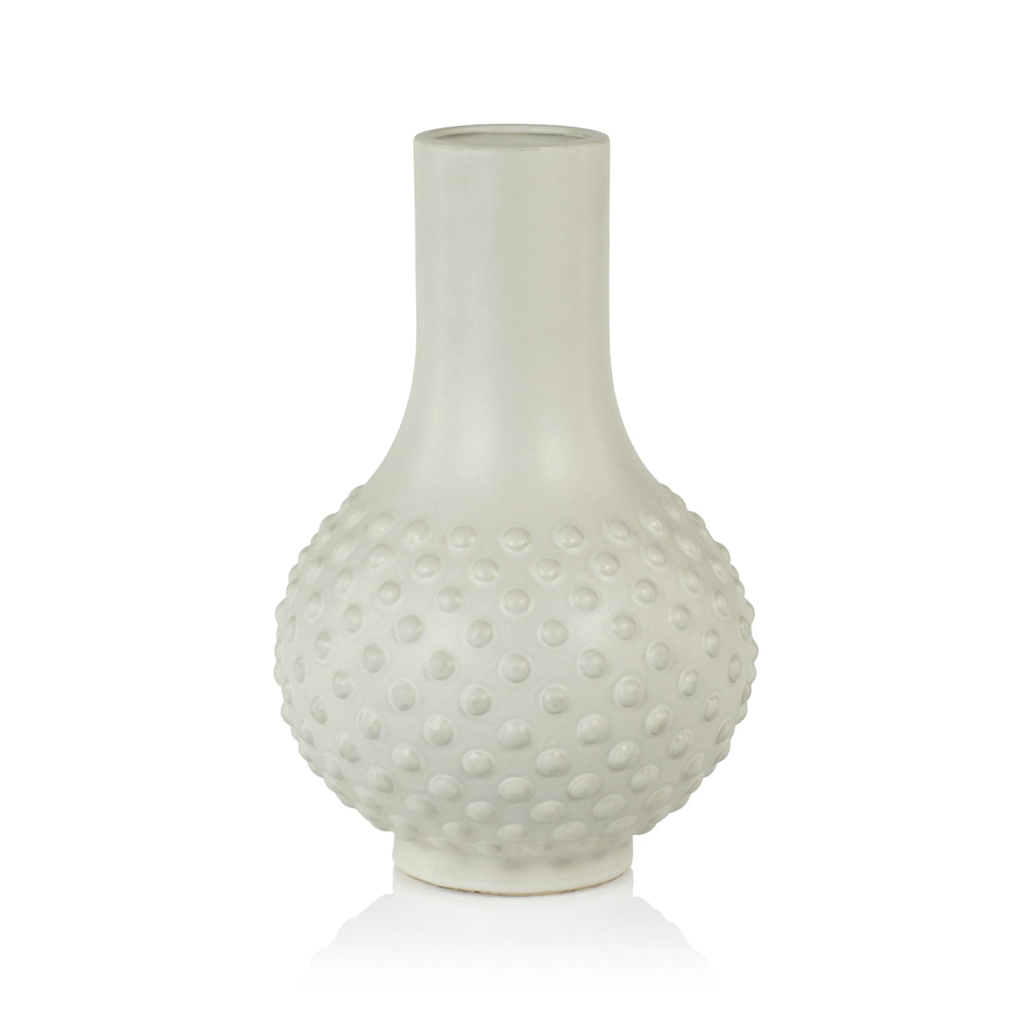 San Miguel Earthenware Vase White