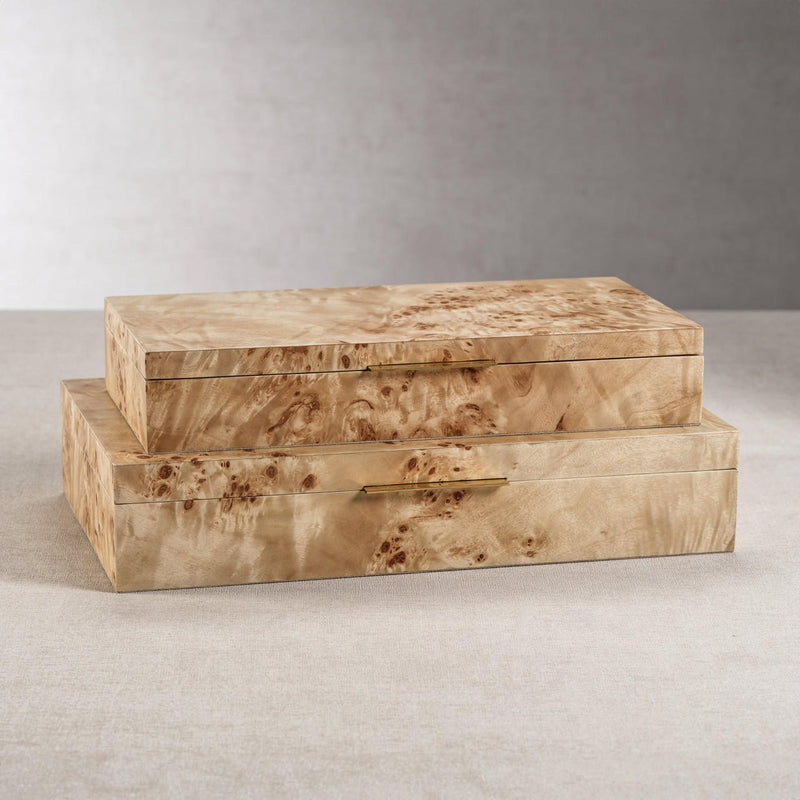 Leiden Burl Wood Design Box