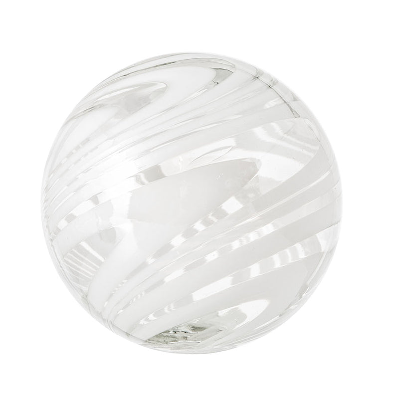 White Assorted Glass Orbs