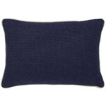 Rectangle Basket Weave Linen Pillow 14X20