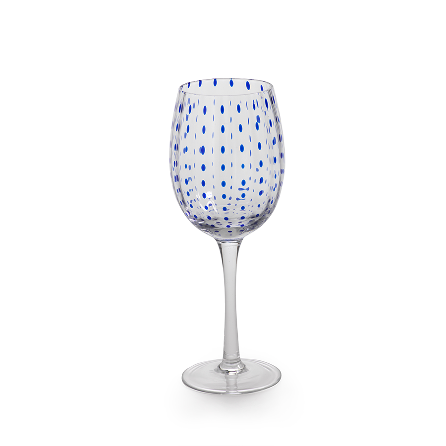 Dotted Wine Glass