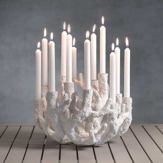 Cayo Coral 12-Tier Taper Holder