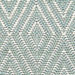 DIAMOND LIGHT BLUE/IVORY INDOOR/OUTDOOR RUG RUNNER 2.5X8