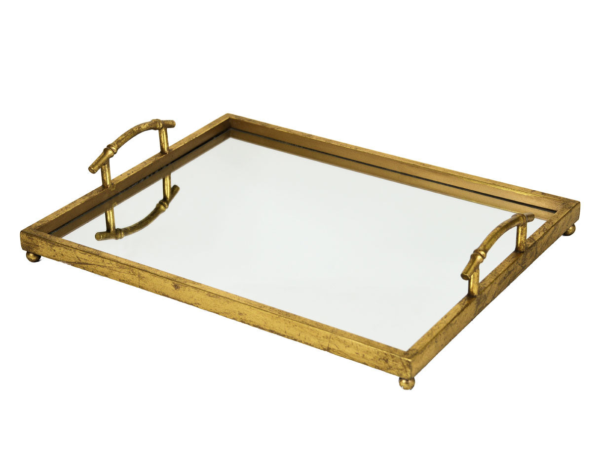 Gold Rectangle Tray