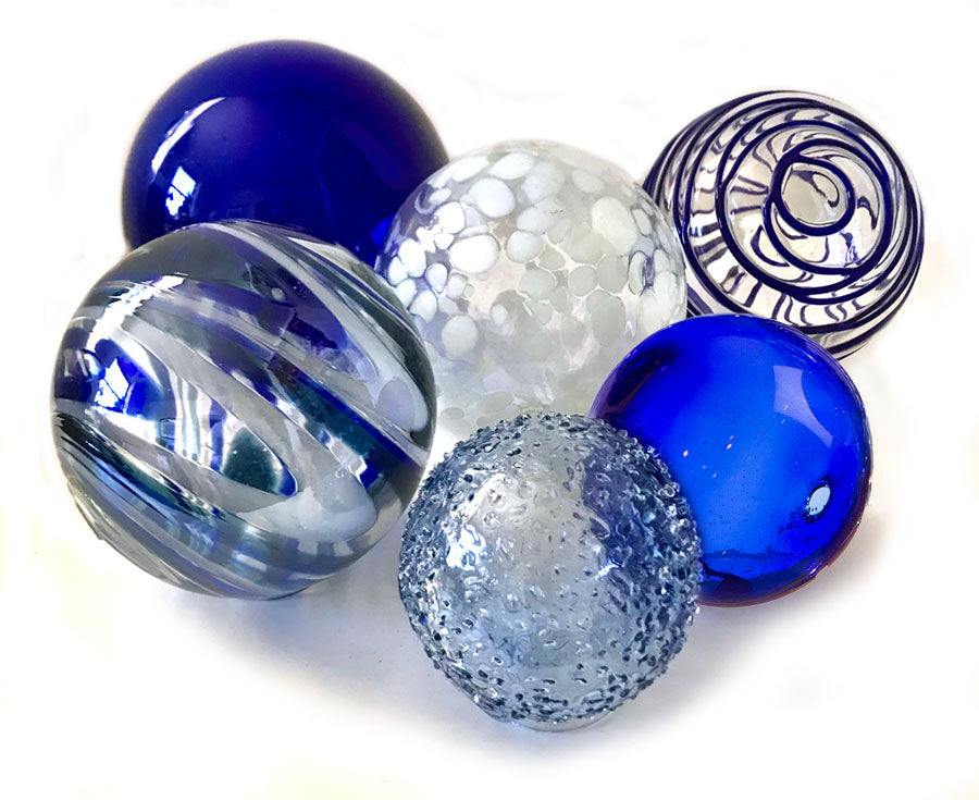 Midnight Assorted Glass Orbs