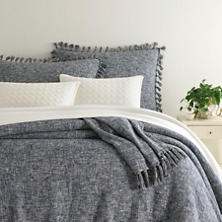 Isla Vista Slate Blue Coverlet