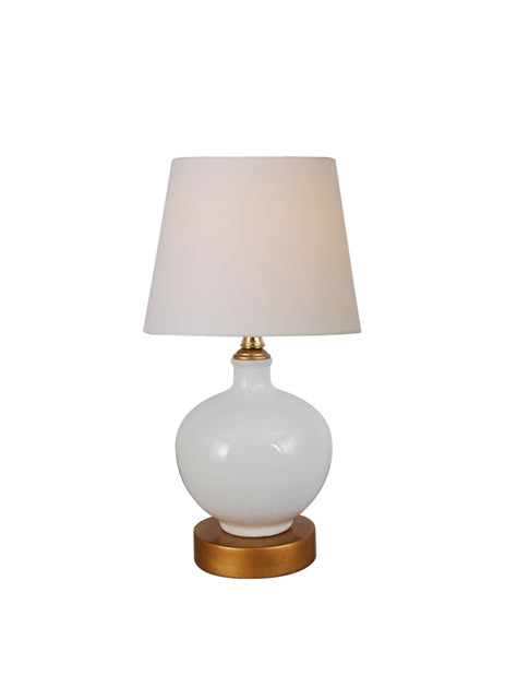 WHITE PORCELAIN VASE LAMP