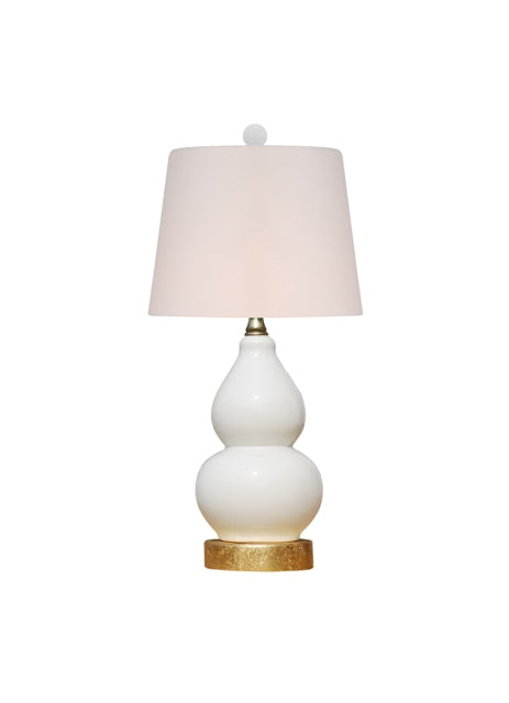 White Porcelain Double Gourd Lamp