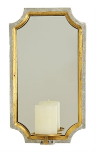 Silver and Gold Mirror Sconce