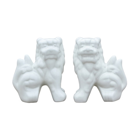 Porcelain Foo Dog set