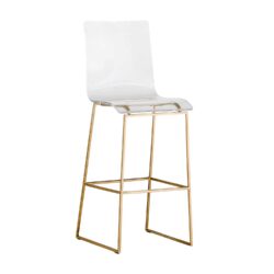 King 30.25" Bar Height Stool Gold