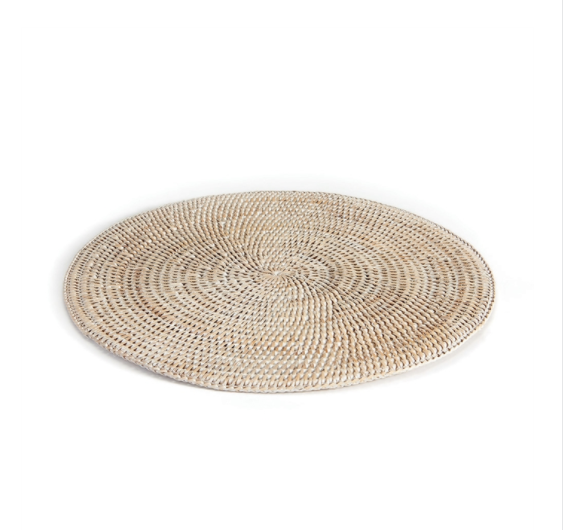 BURMA RATTAN ROUND PLACEMAT