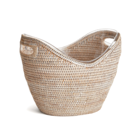 BURMA RATTAN BEVERAGE TUB LARGE