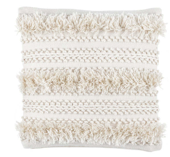 ZHARA IVORY INDOOR/OUTDOOR DECORATIVE PILLOW