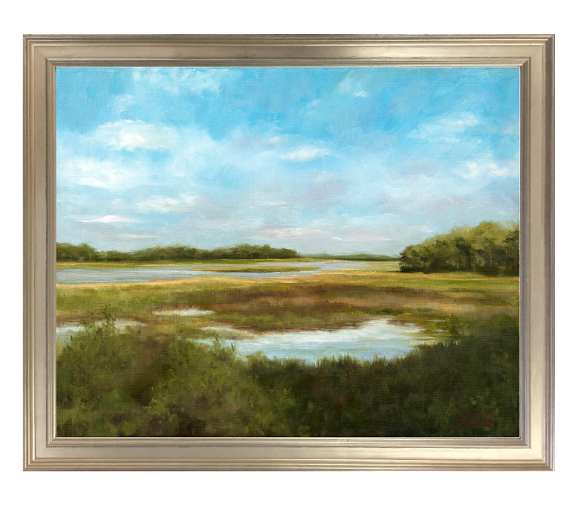 Saltmarsh 2 on canvas