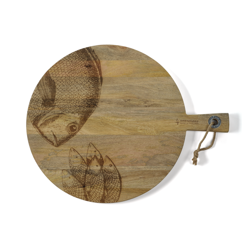 Nosara Round Natural Wood Cutting Board