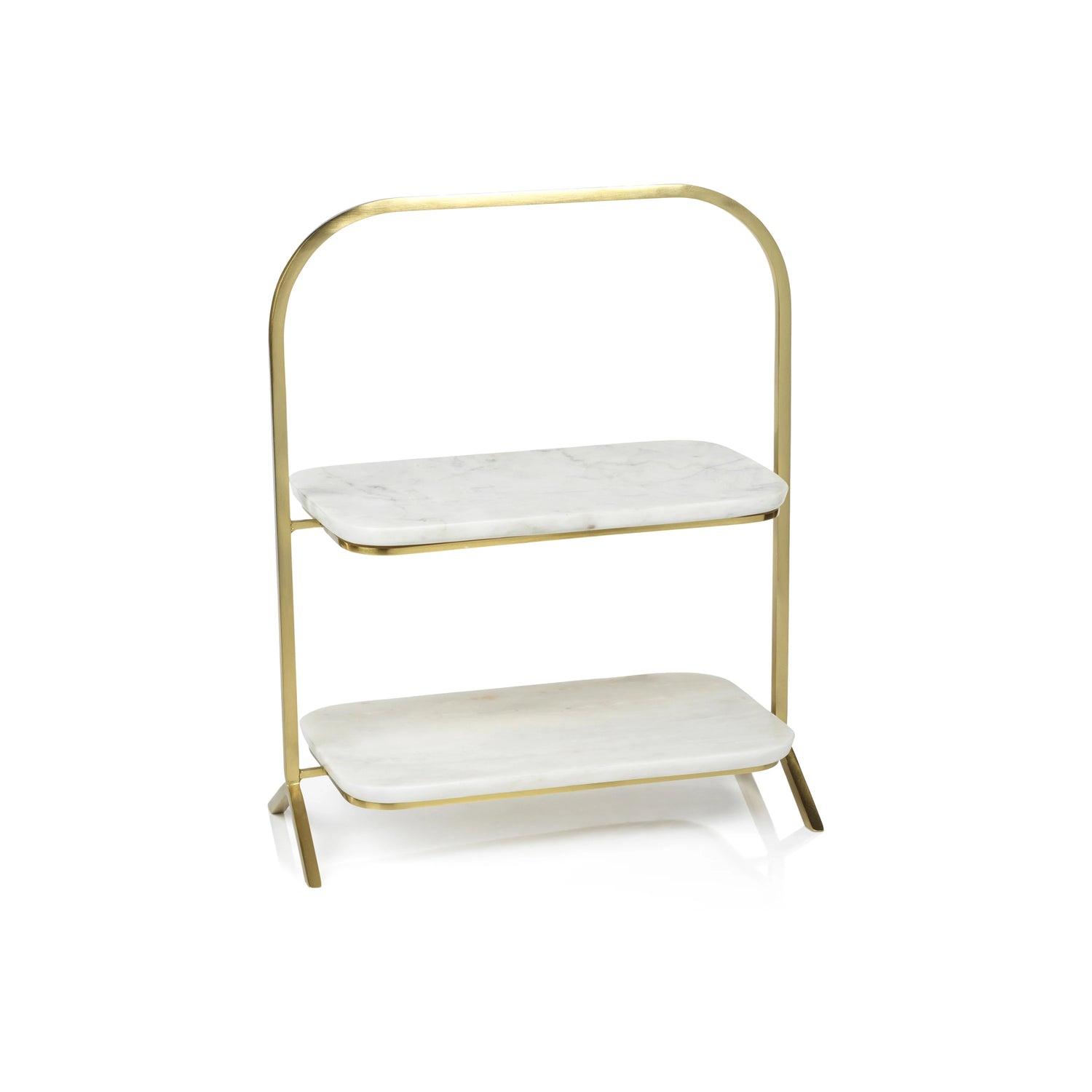 Madeline Marble Two Tiered stand