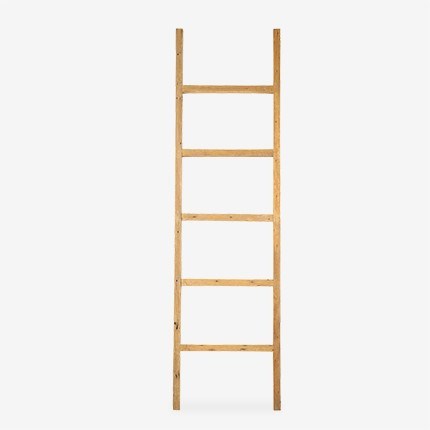 Vintage Style Decorative Ladder - Antique Natural Finish