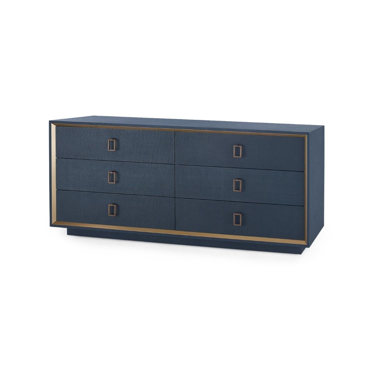 ANSEL EXTRA LARGE 6-DRAWER, NAVY BLUE