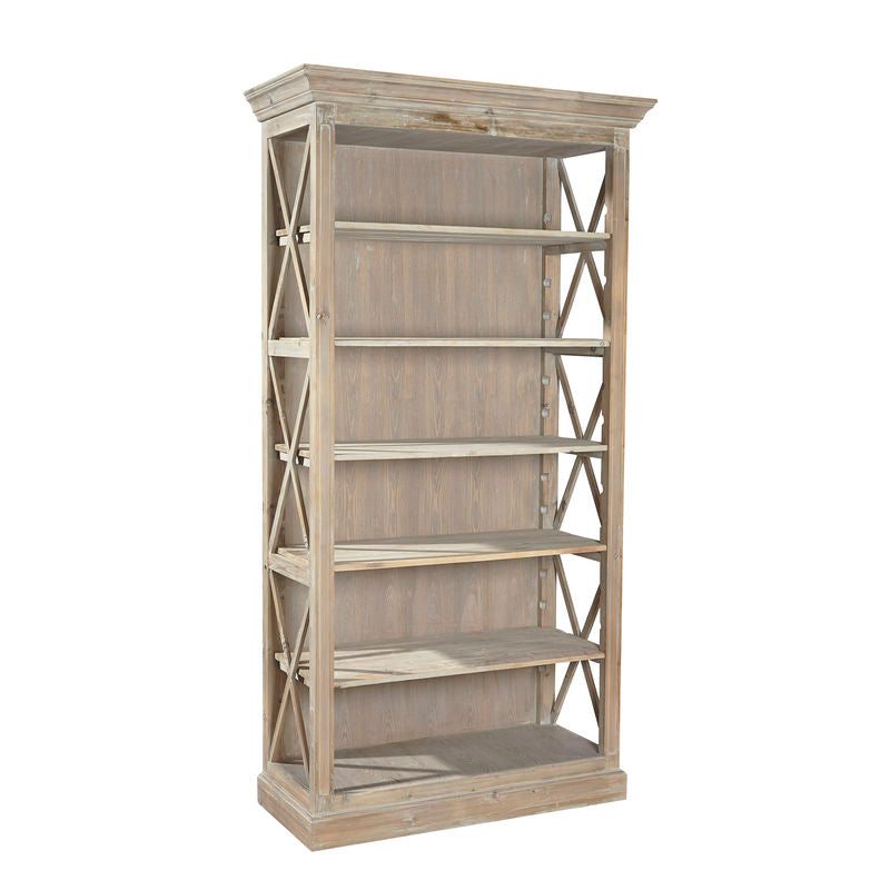 Weathered Open Bookcase