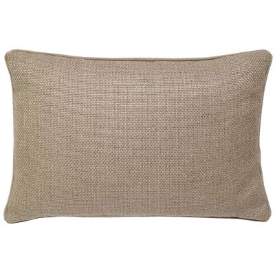 Rectangle Basket Weave Linen Pillow 14X20