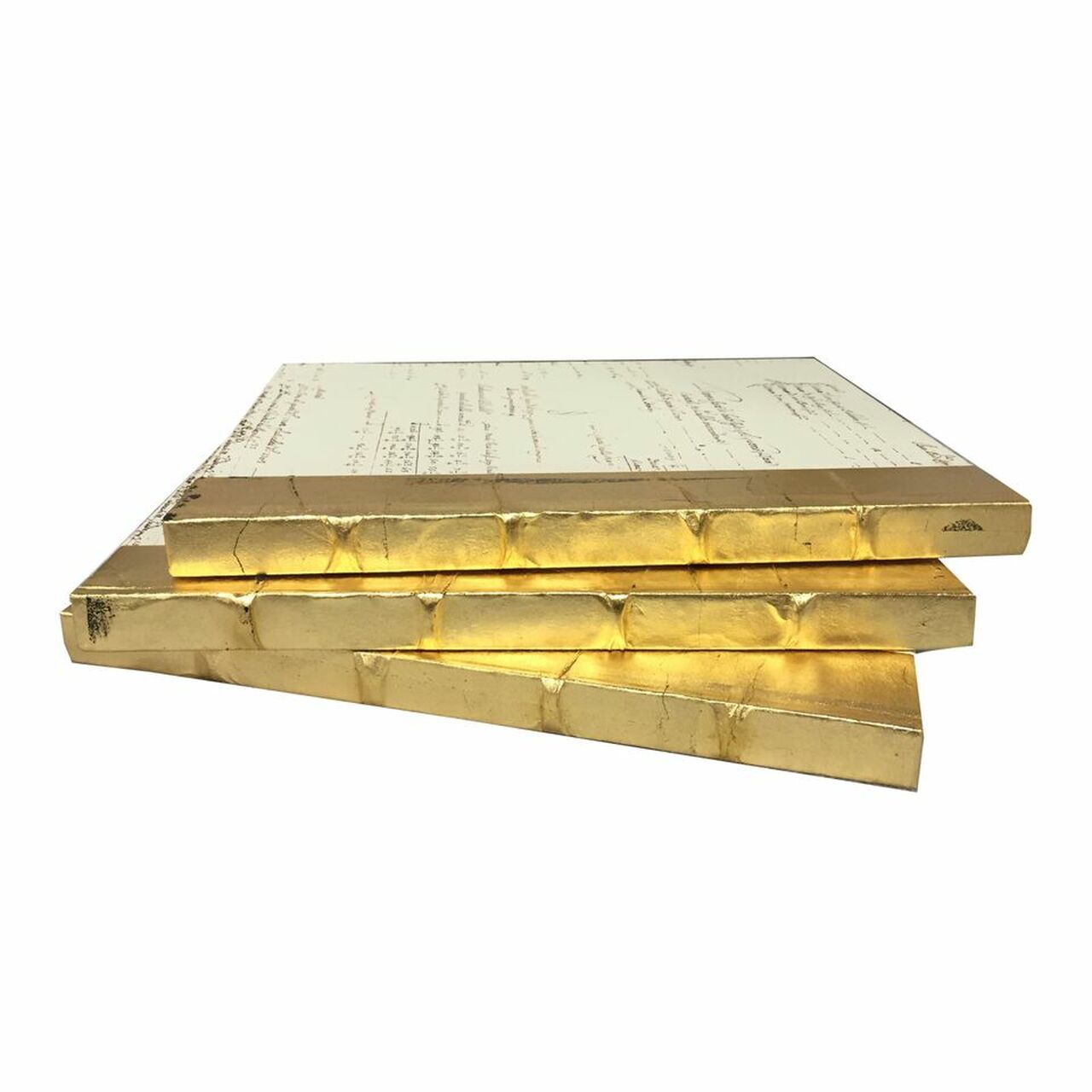 Gold Metallic Decorative book