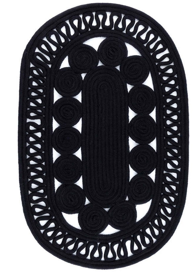 Reef indoor/outdoor oval rug